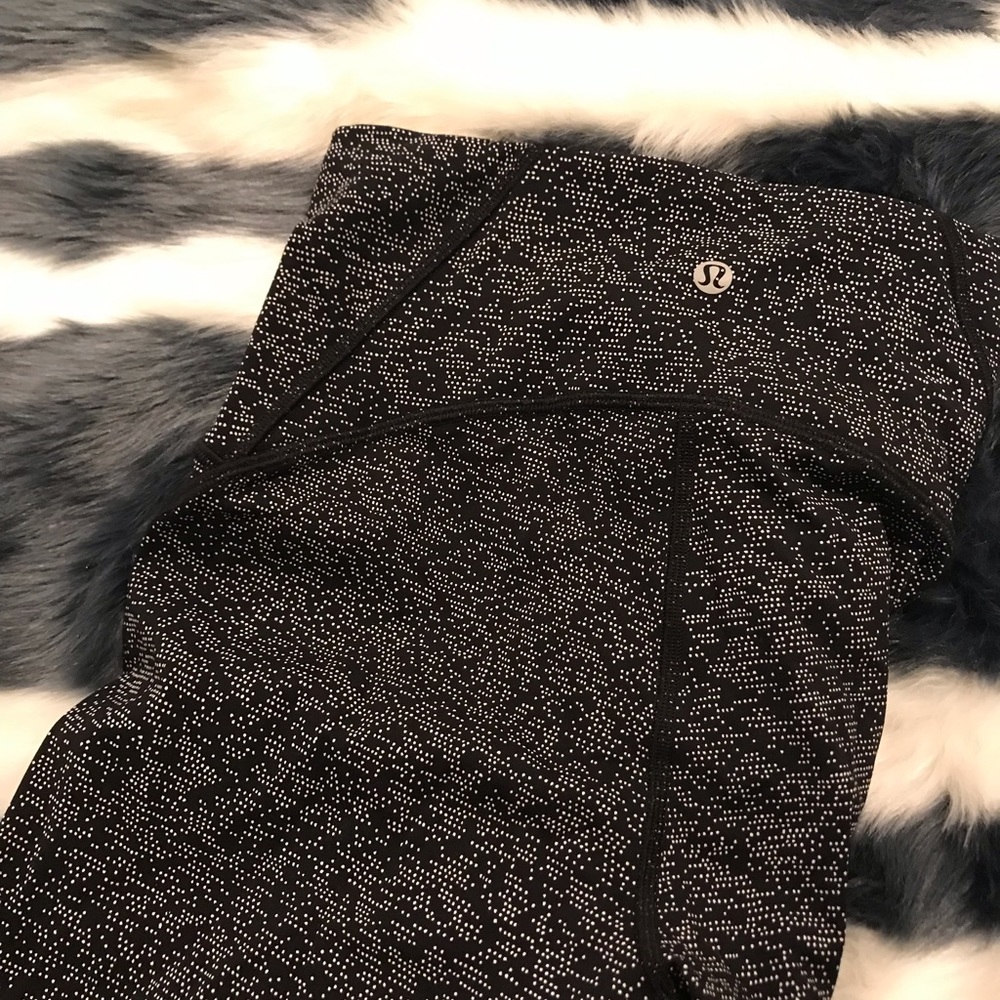 lululemon wunder under leggings with mesh insert